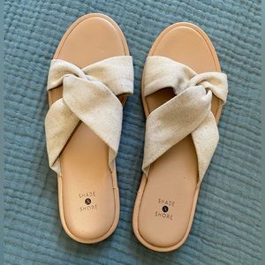 Women’s Lucia Slide Sandals - Shade & Shore. Off white - 9